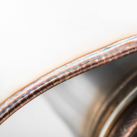 Sportowy Tłumik Przelotowy E002 Eliptyczny – Przetłoczony, Uniwersalny, Stal Kwasoodporna T304