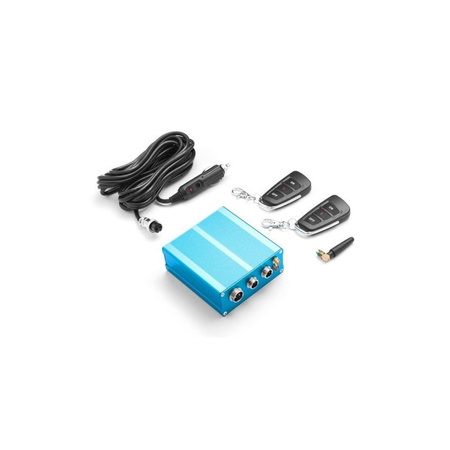 Tłumik przelotowy z zaworem elektrycznym E300 63/300/L