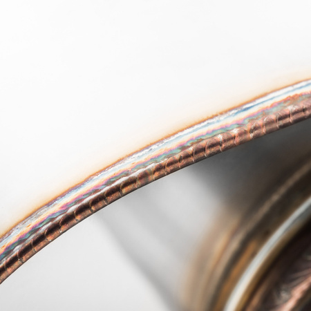 Sportowy Tłumik Przelotowy EM004 Eliptyczny – Przetłoczony, Uniwersalny, Stal Kwasoodporna T304