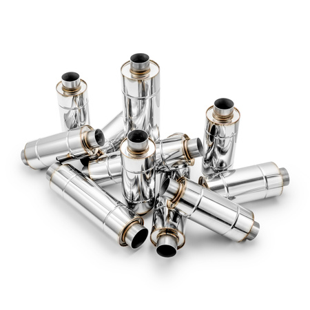 Tłumik końcowy do Nissan 350Z – stal kwasoodporna, do wspawania