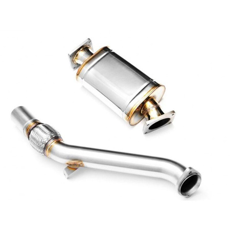 Downpipe BMW E60 E61 525d 530d M57N EURO 3 63.5 mm 177 / 218 KM 2002 - 2007 + tłumik