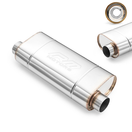 Sportowy Tłumik Przelotowy EM007 Eliptyczny – Bez Przetłoczenia, Uniwersalny, Stal Kwasoodporna T304 Sportowy Tłumik Przelotowy EM007 Eliptyczny – Bez Przetłoczenia, Uniwersalny, Stal Kwasoodporna T304