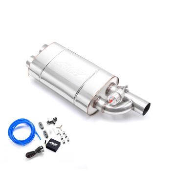 Tłumik przelotowy z zaworem podciśnieniowym EV03 76/350/P/L