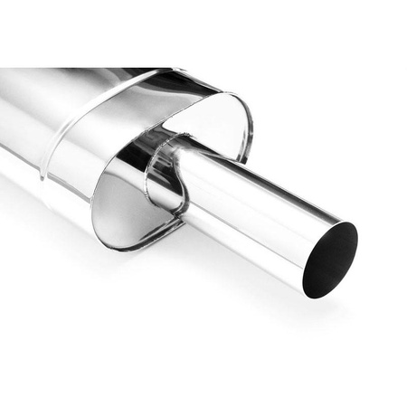 Uniwersalny tłumik eliptyczny E202 76R 50 z przetłoczeniem