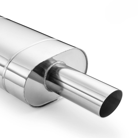 Uniwersalny tłumik eliptyczny E207 76C 50 z przetłoczeniem