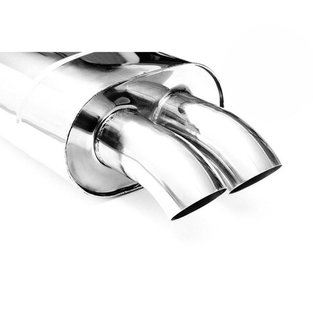 Uniwersalny tłumik eliptyczny E103 2x50 z przetłoczeniem