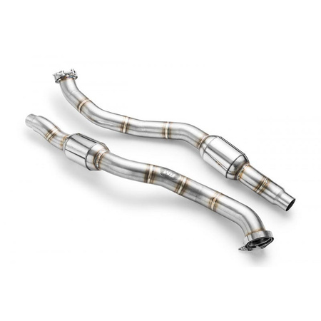 Downpipe Audi S6 S7 RS6 RS7 C7 4G 4.0 TFSI 2012–2017 V8 Biturbo Quattro z katalizatorem 100 CPSI EURO 4