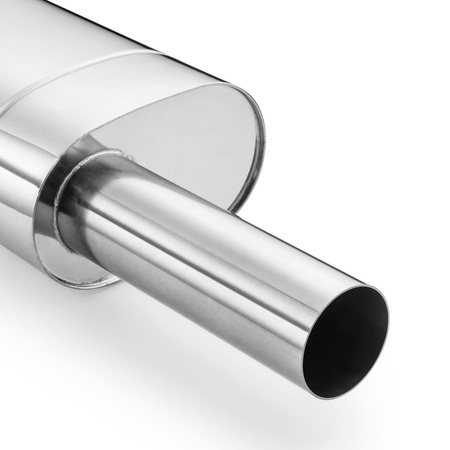 Uniwersalny tłumik eliptyczny E203H 50 z przetłoczeniem Uniwersalny tłumik eliptyczny E203H 50 z przetłoczeniem