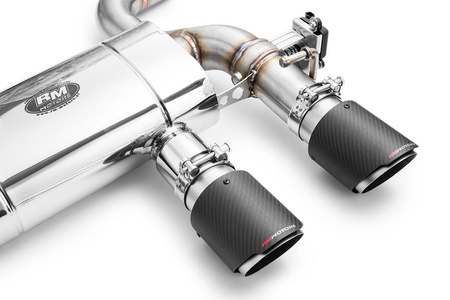 Tłumik końcowy Volkswagen Golf VI R 2.0 TFSI 76 mm