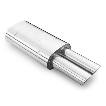 Uniwersalny tłumik eliptyczny E110 2X50 z przetłoczeniem