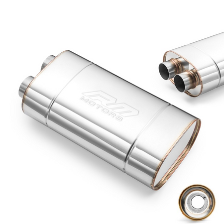 Sportowy Tłumik Przelotowy E010 Eliptyczny – Bez Przetłoczenia, Uniwersalny, Stal Kwasoodporna T304 Sportowy Tłumik Przelotowy E010 Eliptyczny – Bez Przetłoczenia, Uniwersalny, Stal Kwasoodporna T304