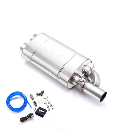 Tłumik przelotowy z zaworem podciśnieniowym EV03 76/300/P/P