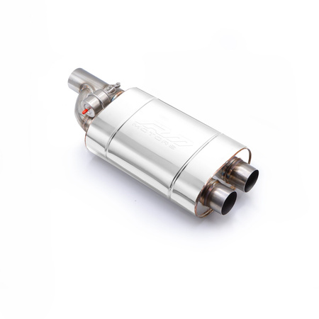 Tłumik przelotowy z zaworem podciśnieniowym EV03 76/350/P/L